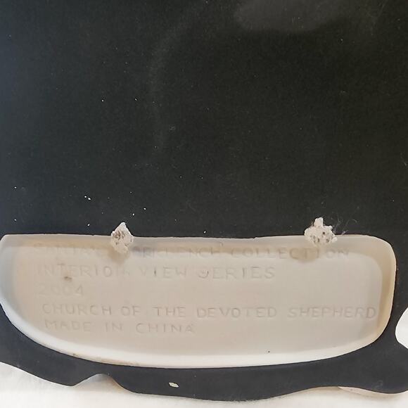 Church of the Devoted Shepherd Santa's Workbench Collection Christmas Village - Picture 6 of 7